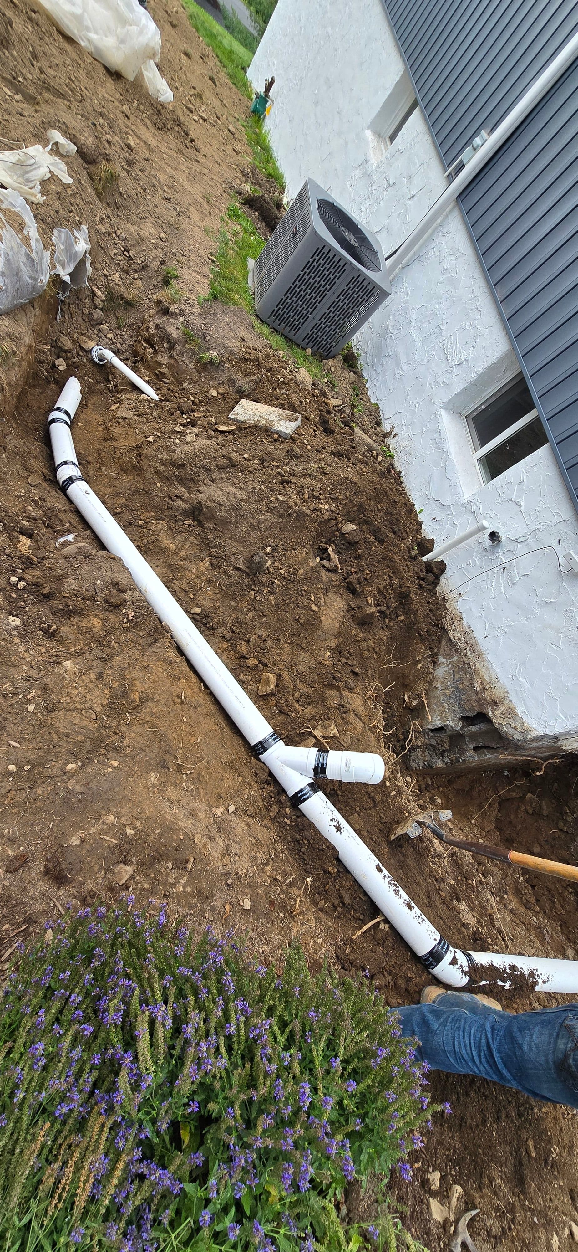 Gallery photos for Foundation Drainage Repair and Full Yard Regrading in NEPA: Image #4