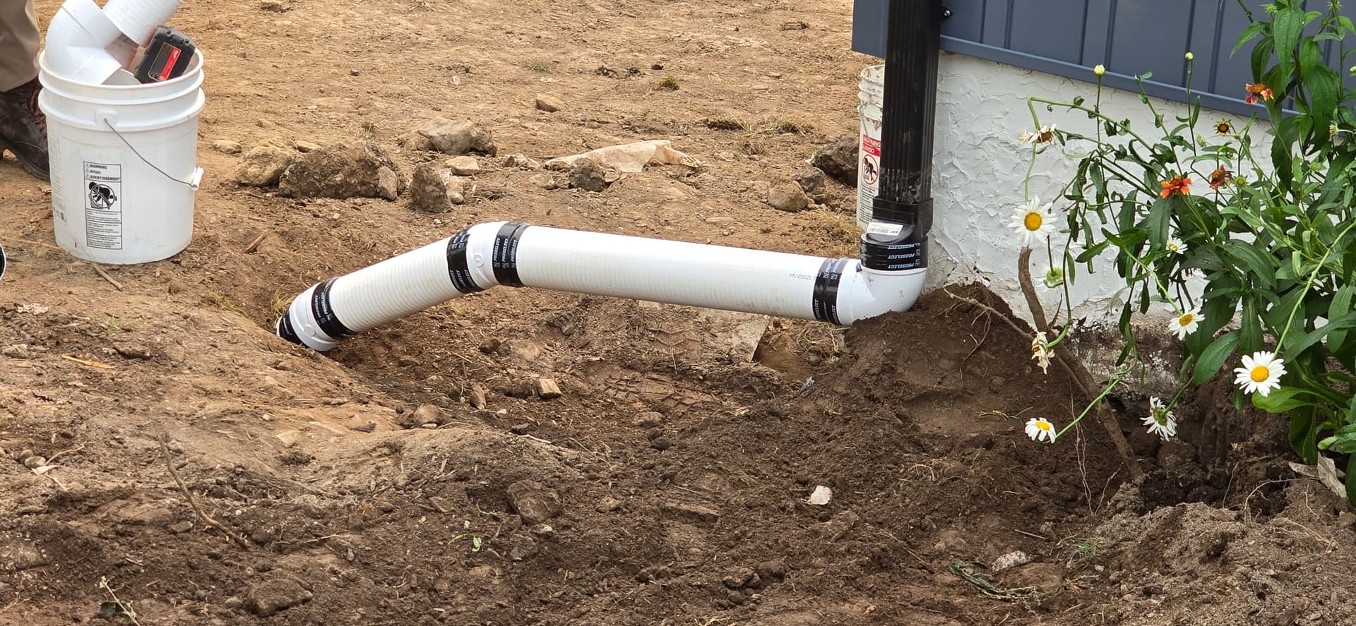 Gallery photos for Foundation Drainage Repair and Full Yard Regrading in NEPA: Image #8